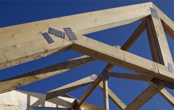 Common Cefn Llwyn roof trusses for new builds and additions